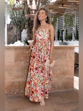 Petal & Pup Seven Wonders Madeira Dress Sz M